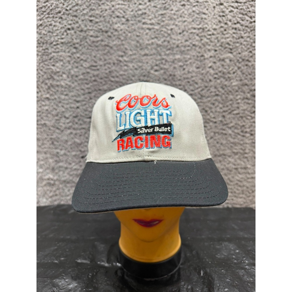 Vintage AJD Coors Light Silver Bullet Racing 42 Kyle Petty Baseball Cap One Size